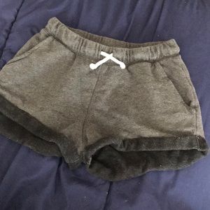 Sweater material shorts